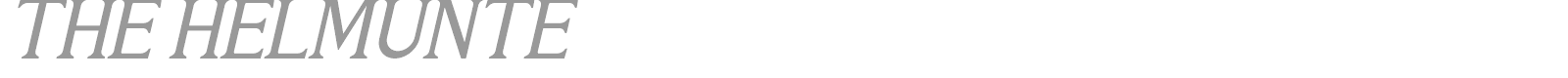 The Helmunte font preview